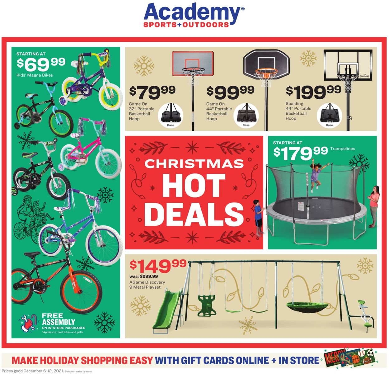 Academy Sports HOLIDAY 2021 Weekly Ad Circular - valid 12/06-12/12/2021