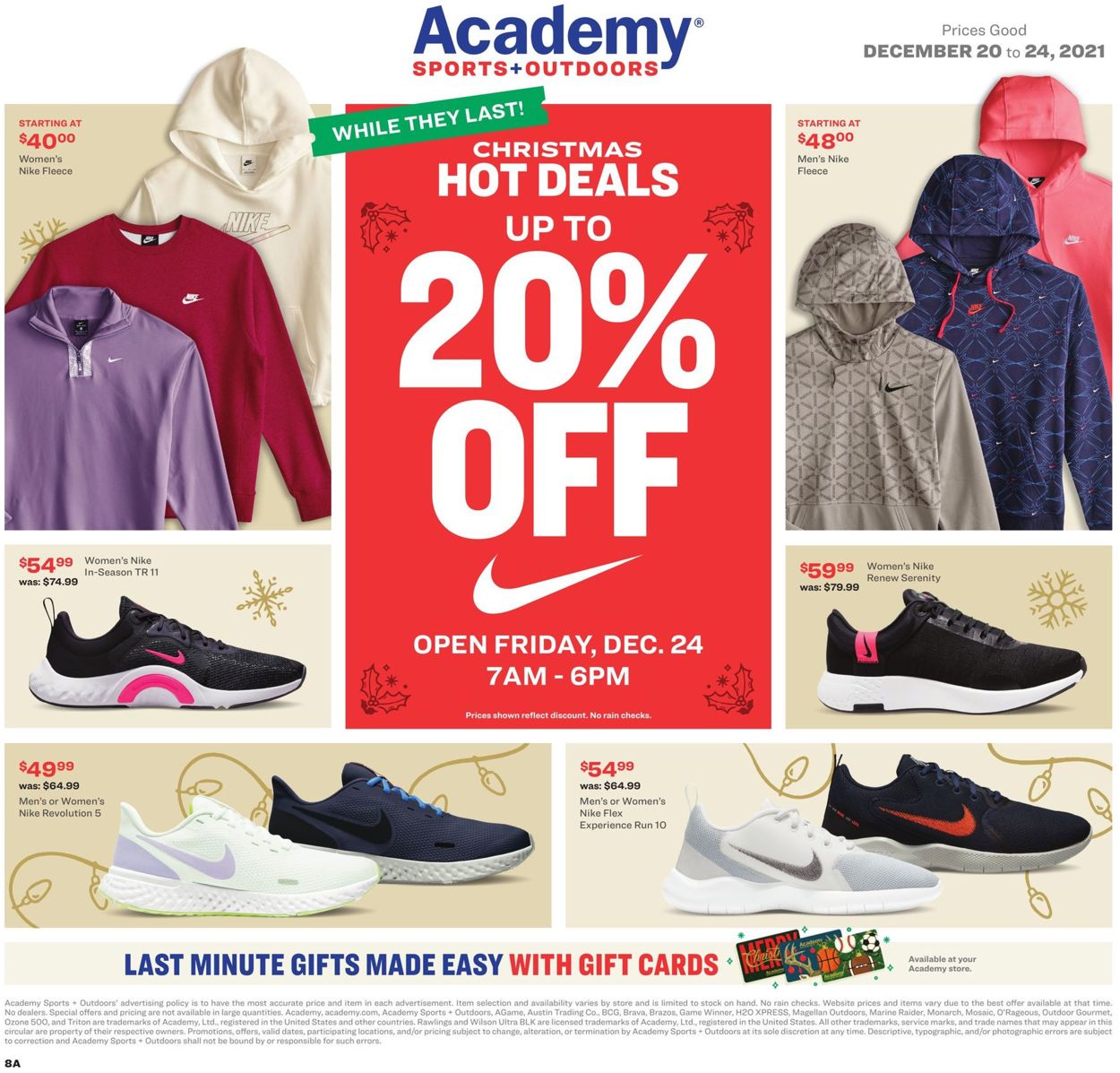 Academy Sports HOLIDAY 2021 Weekly Ad Circular - valid 12/20-12/24/2021 (Page 8)