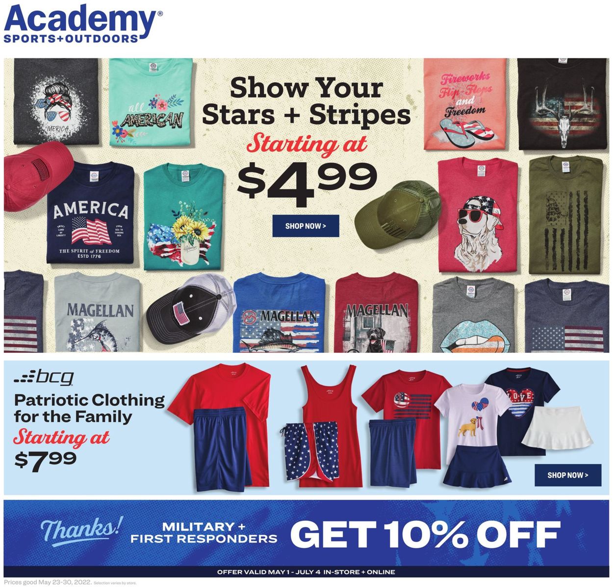 Academy Sports Weekly Ad Circular - valid 05/23-05/30/2022