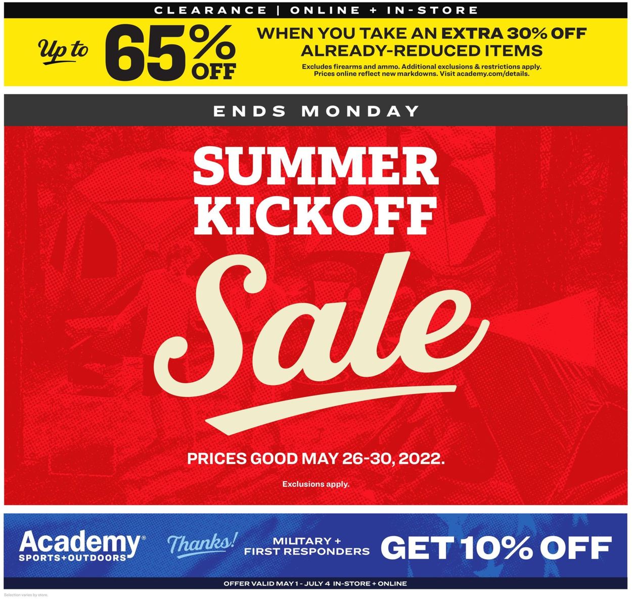 Academy Sports Weekly Ad Circular - valid 05/26-05/30/2022