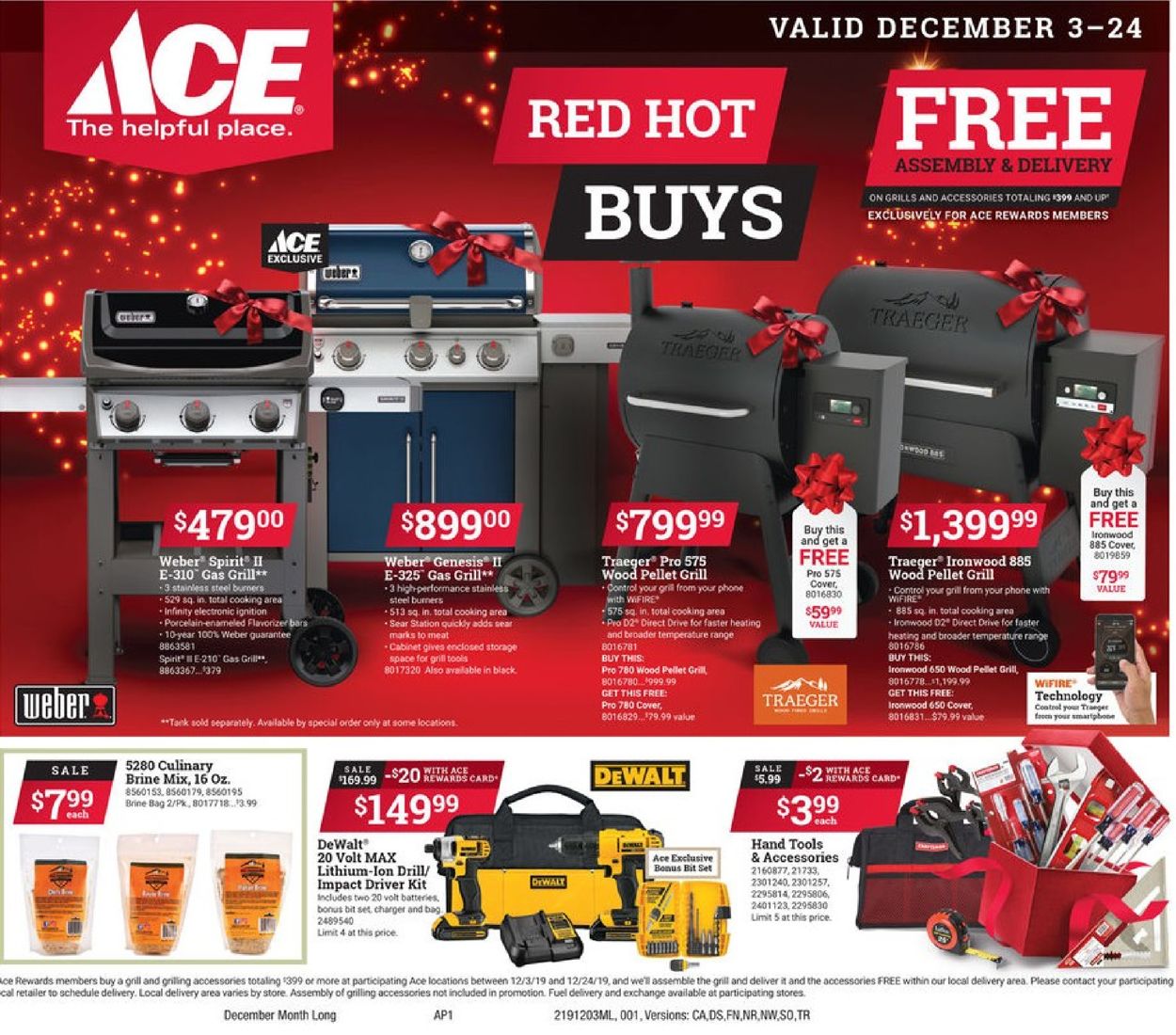 Ace Hardware - Christmas Ad 2019 Weekly Ad Circular - valid 12/03-12/24/2019
