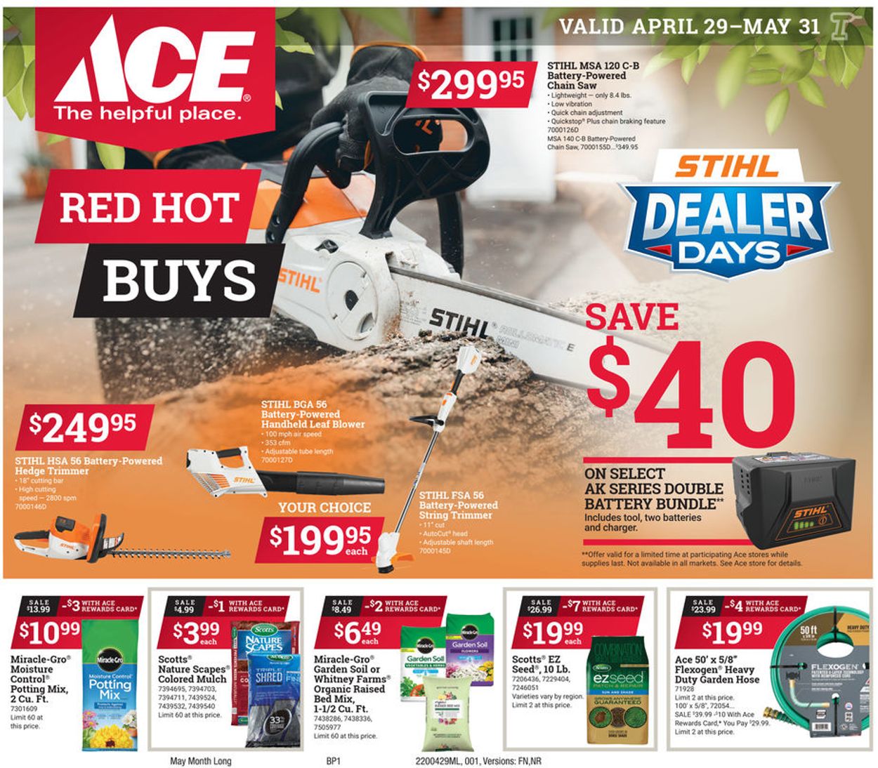 Ace Hardware Weekly Ad Circular - valid 04/29-05/31/2020