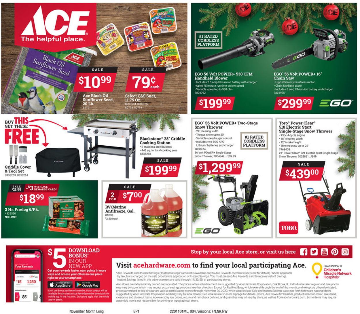 Ace Hardware Weekly Ad Circular - valid 11/01-11/30/2020 (Page 4)