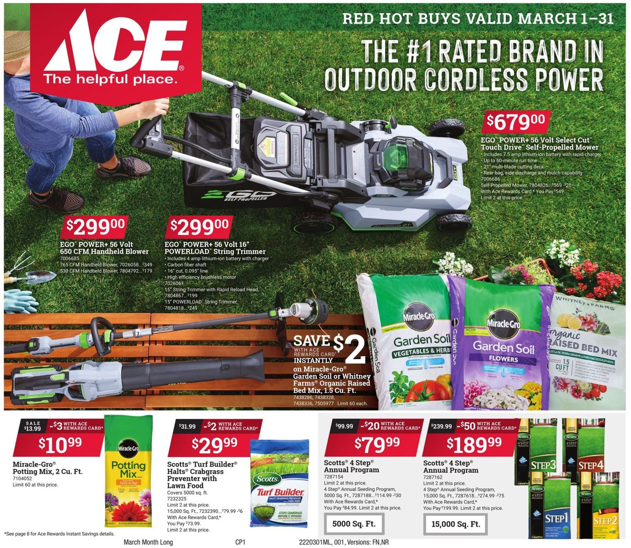 Ace Hardware Weekly Ad Circular - valid 03/01-03/31/2022