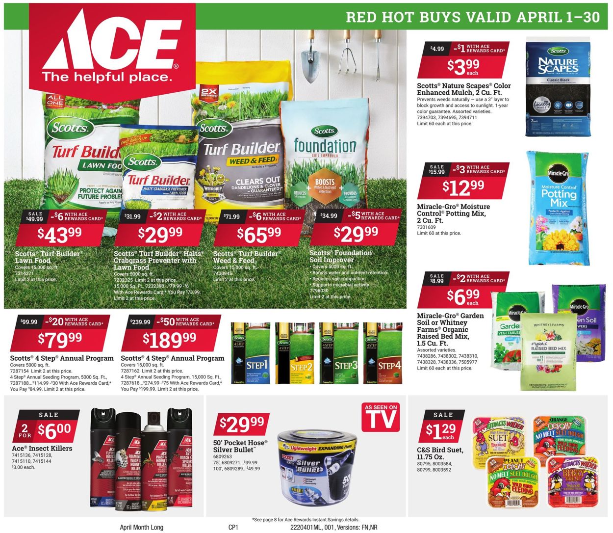 Ace Hardware Weekly Ad Circular - valid 04/01-04/30/2022