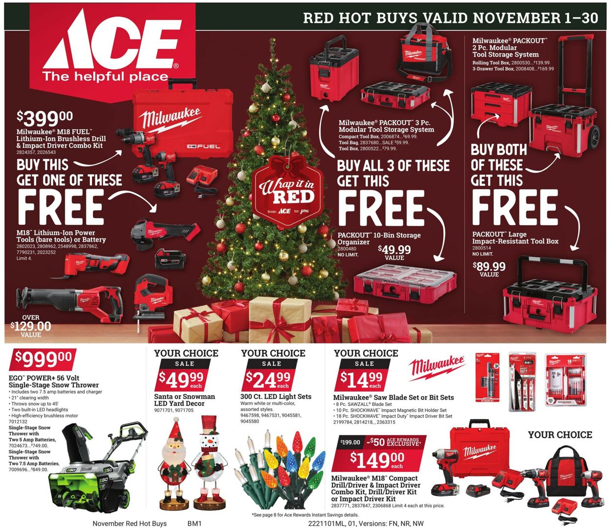 Ace Hardware Weekly Ad Circular - valid 11/01-11/30/2022