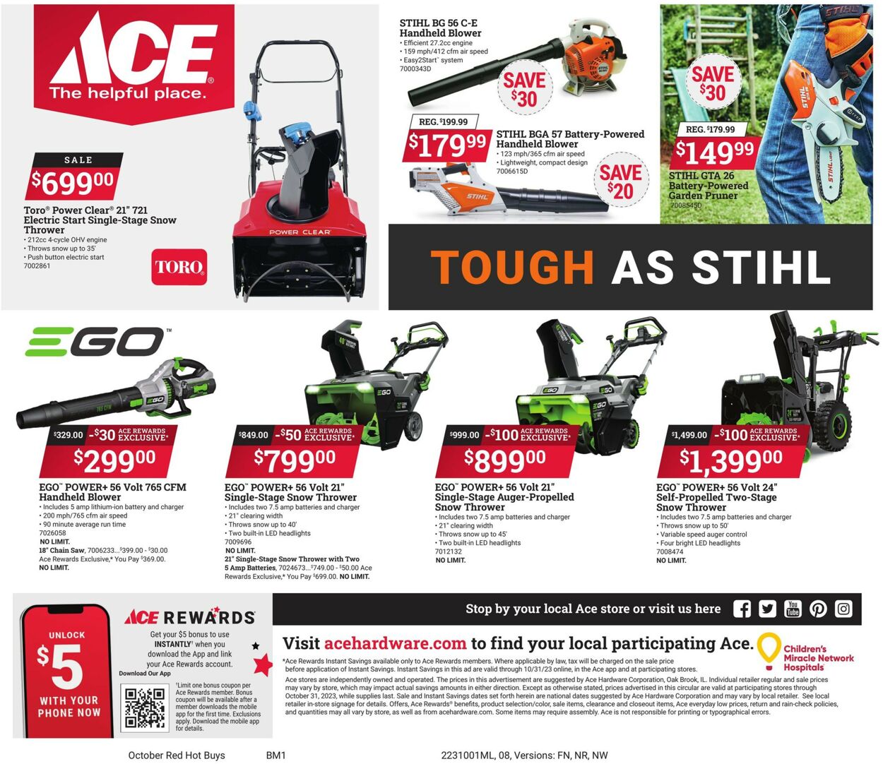Ace Hardware Weekly Ad Circular - valid 10/01-10/31/2023 (Page 8)