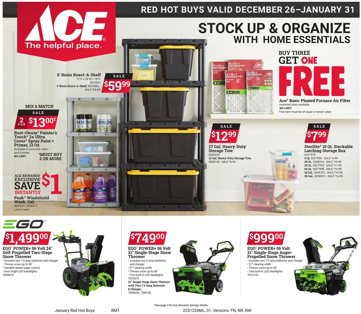 Ace Hardware Weekly Ad Circular - valid 12/26-01/31/2024