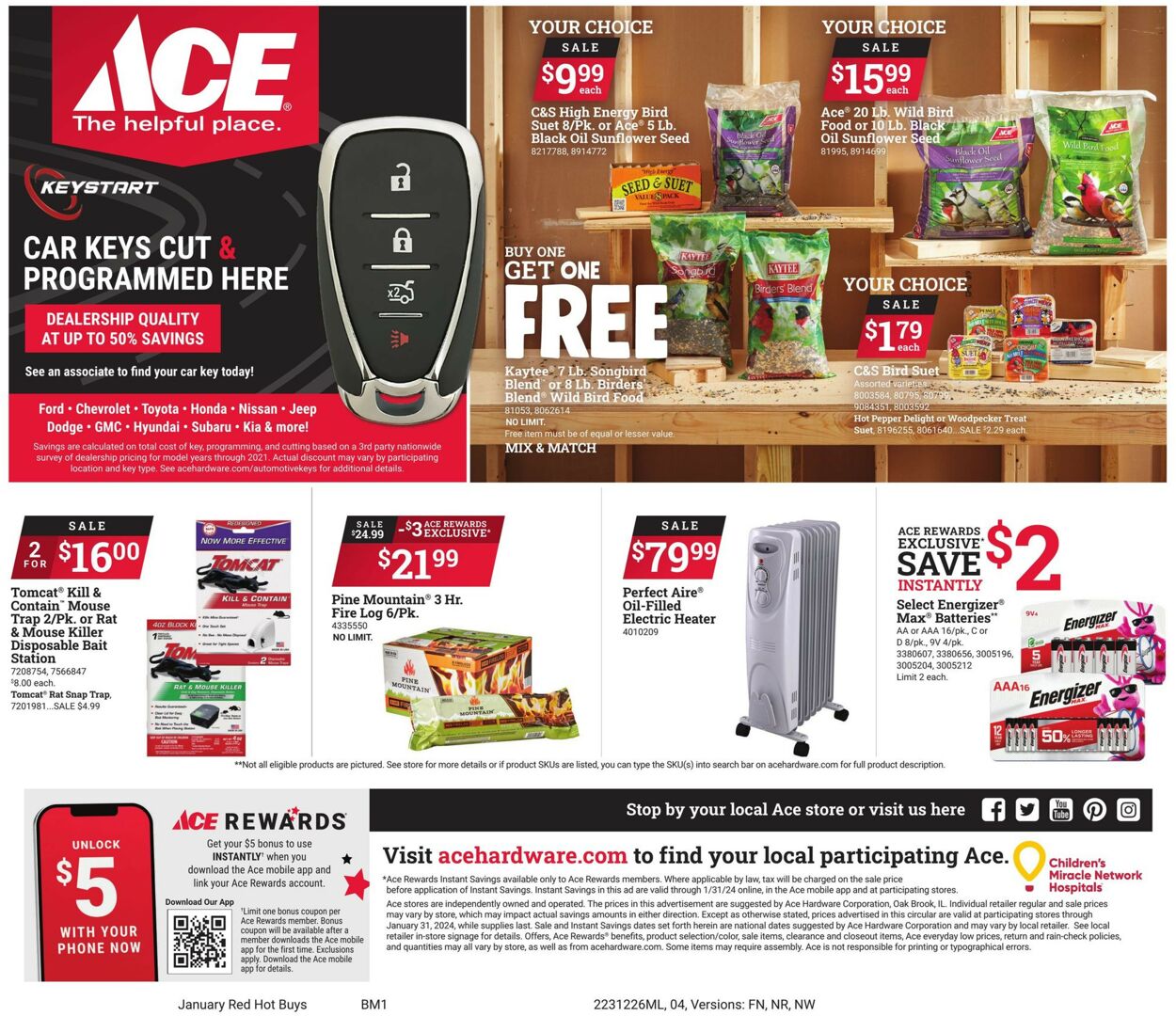 Ace Hardware Weekly Ad Circular - valid 12/26-01/31/2024 (Page 4)