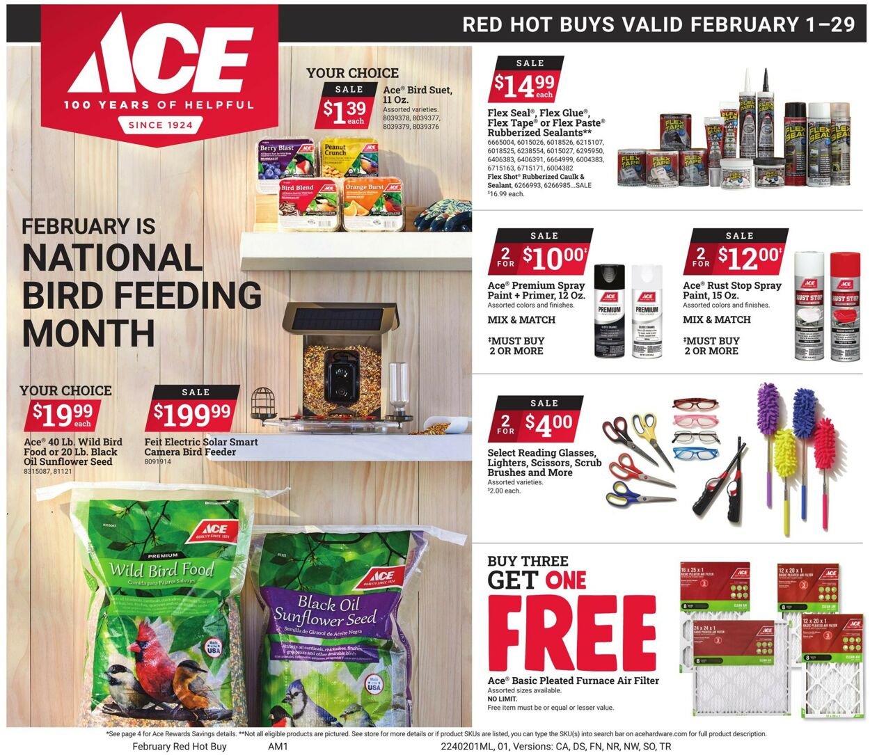 Ace Hardware Weekly Ad Circular - valid 02/01-02/29/2024