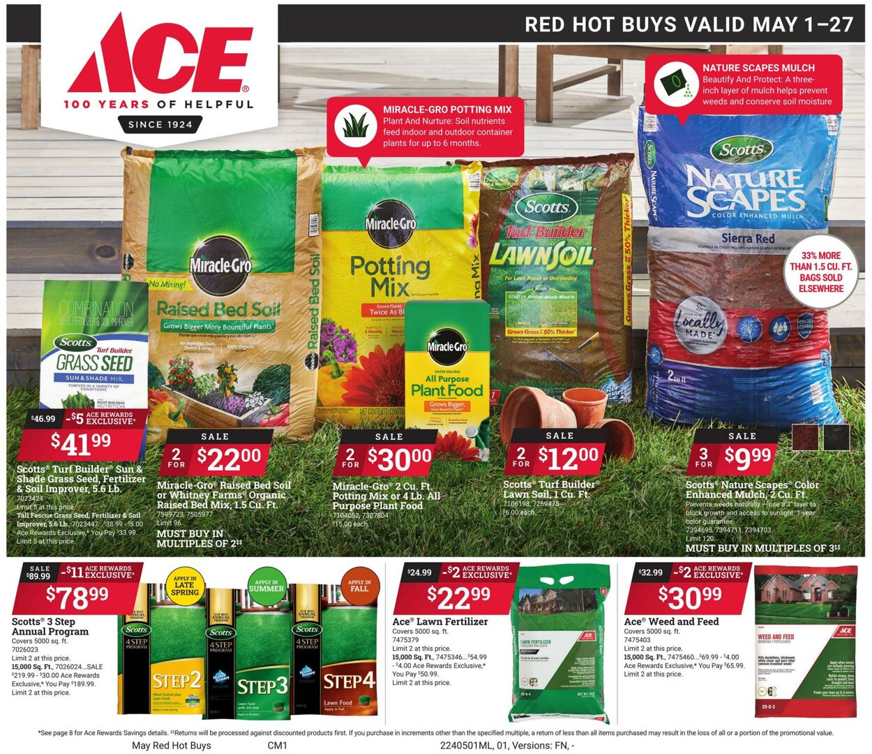 Ace Hardware Weekly Ad Circular - valid 05/01-05/27/2024