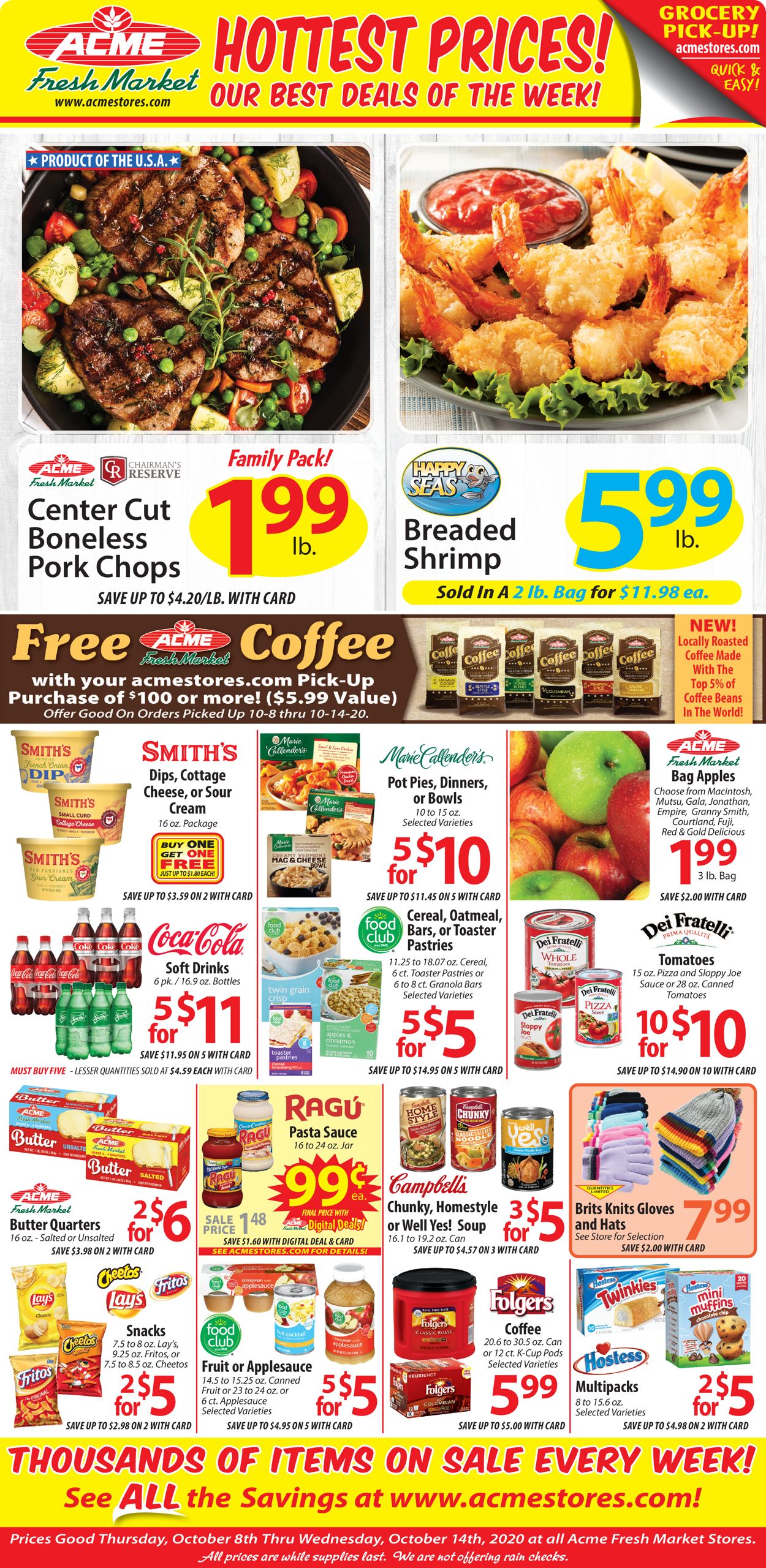 Acme Fresh Market Weekly Ad Circular - valid 10/08-10/14/2020