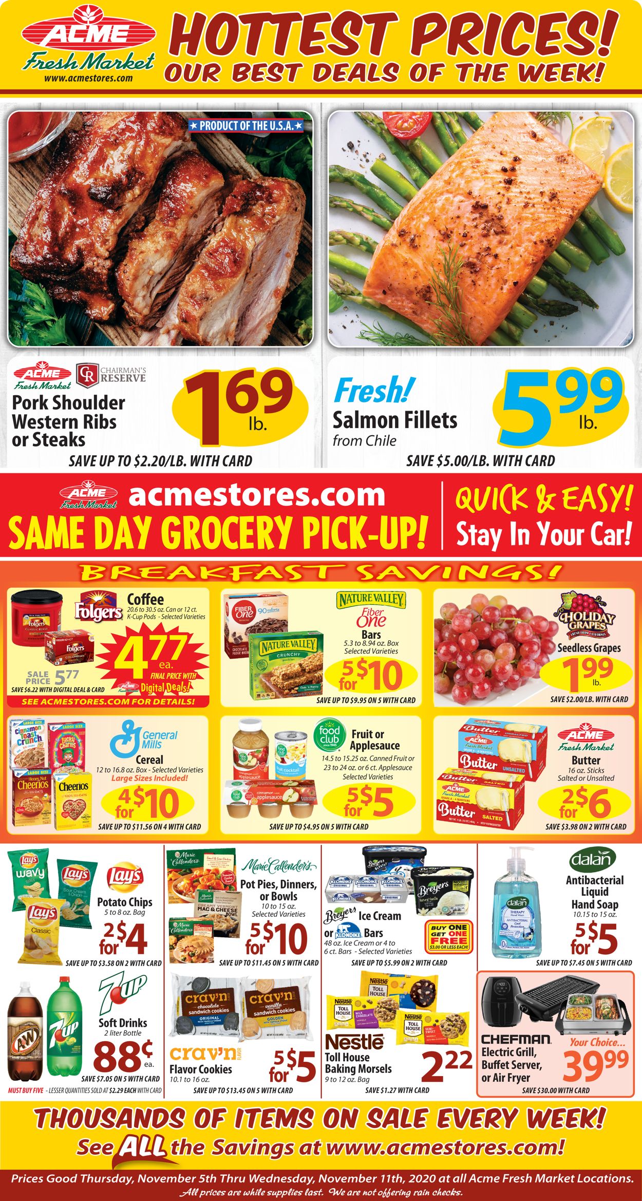 Acme Fresh Market Weekly Ad Circular - valid 11/05-11/11/2020