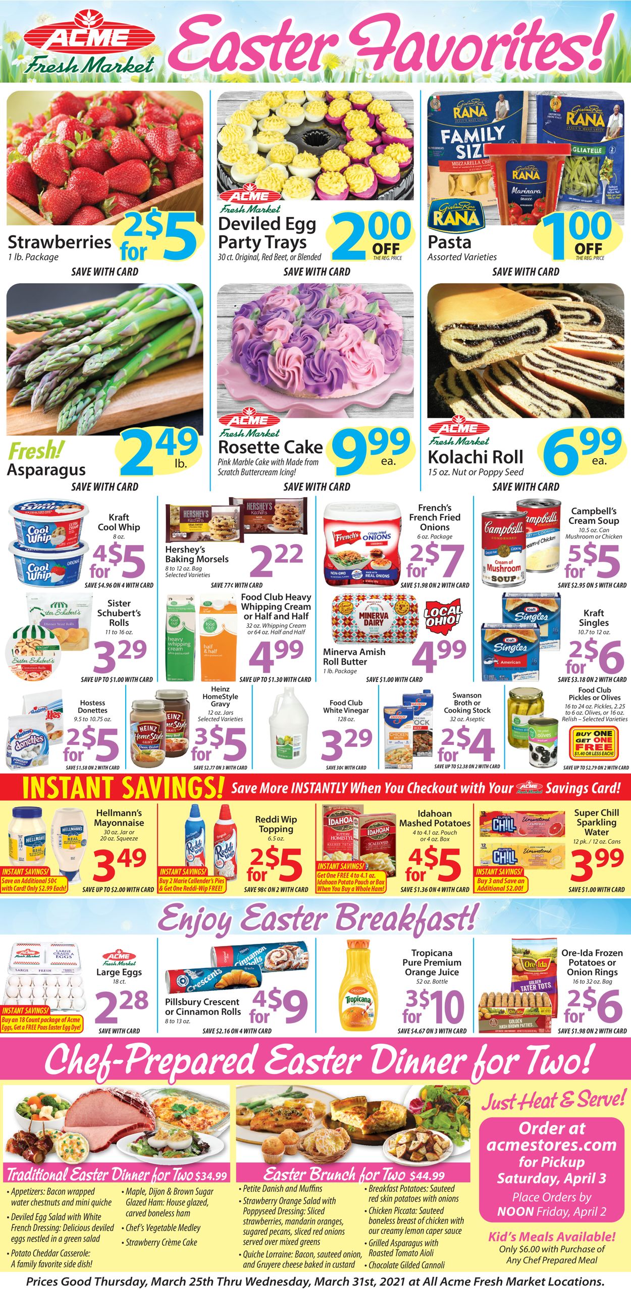 Acme Fresh Market - Easter 2021 Weekly Ad Circular - valid 03/25-03/31/2021 (Page 2)
