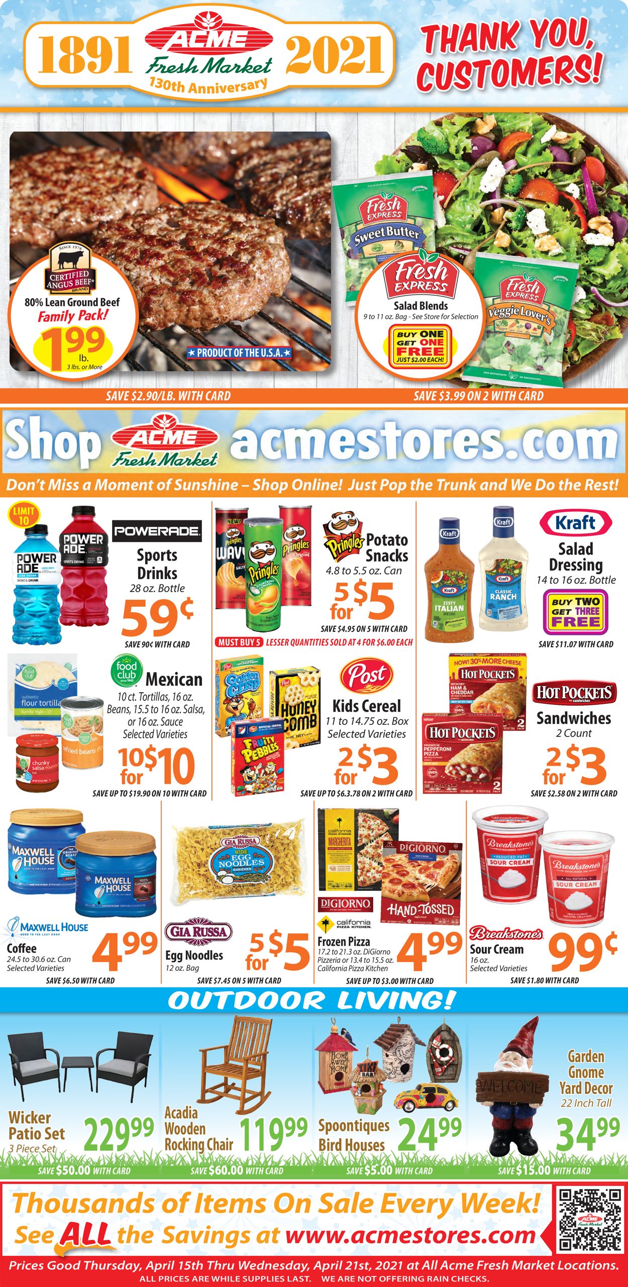 Acme Fresh Market Weekly Ad Circular - valid 04/15-04/21/2021