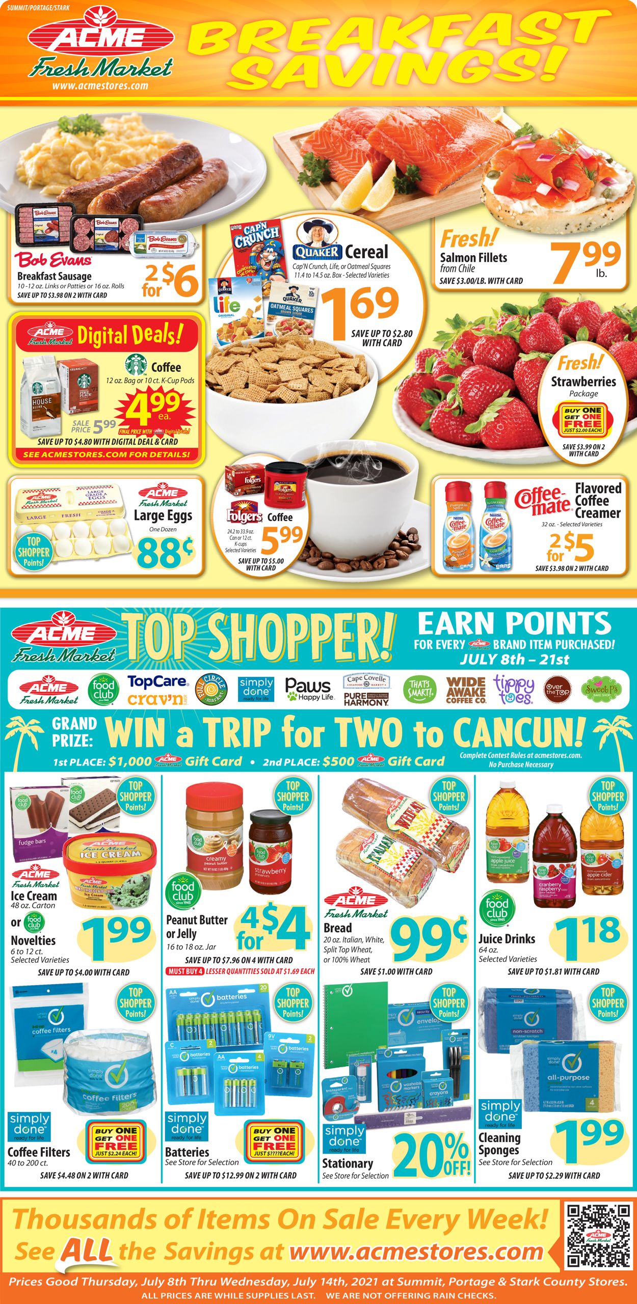 Acme Fresh Market Weekly Ad Circular - valid 07/08-07/14/2021