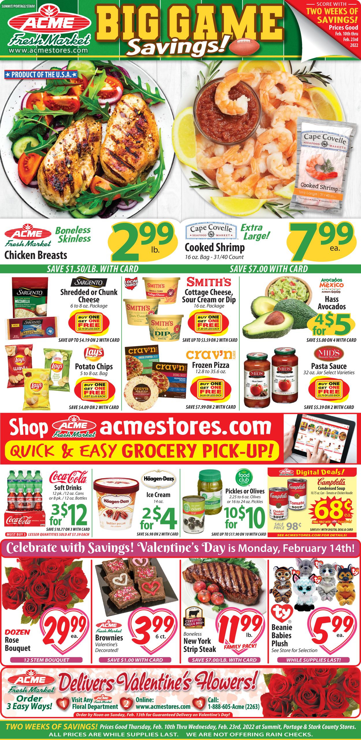 Acme Fresh Market Weekly Ad Circular - valid 02/10-02/23/2022