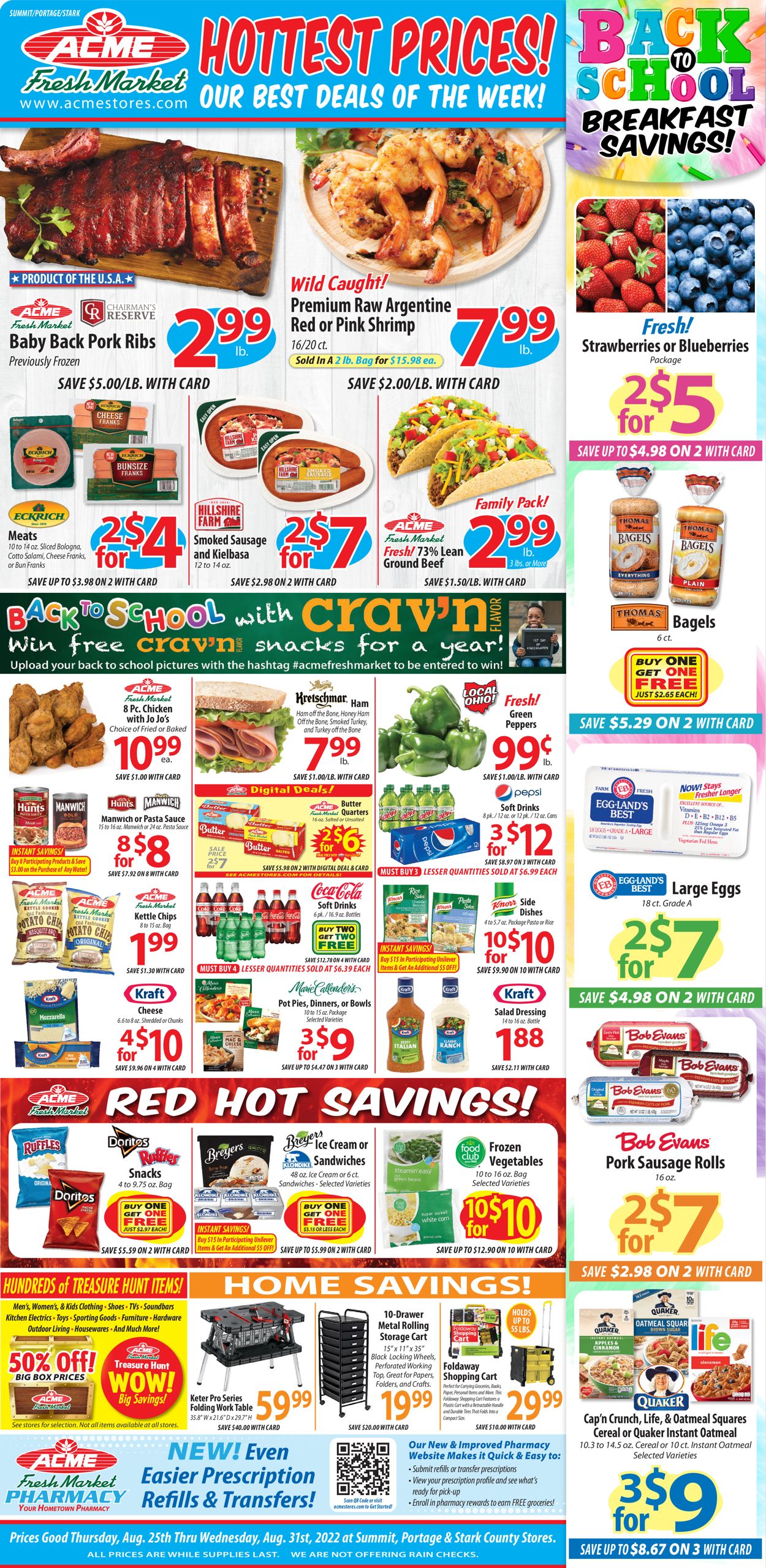 Acme Fresh Market Weekly Ad Circular - valid 08/25-08/31/2022