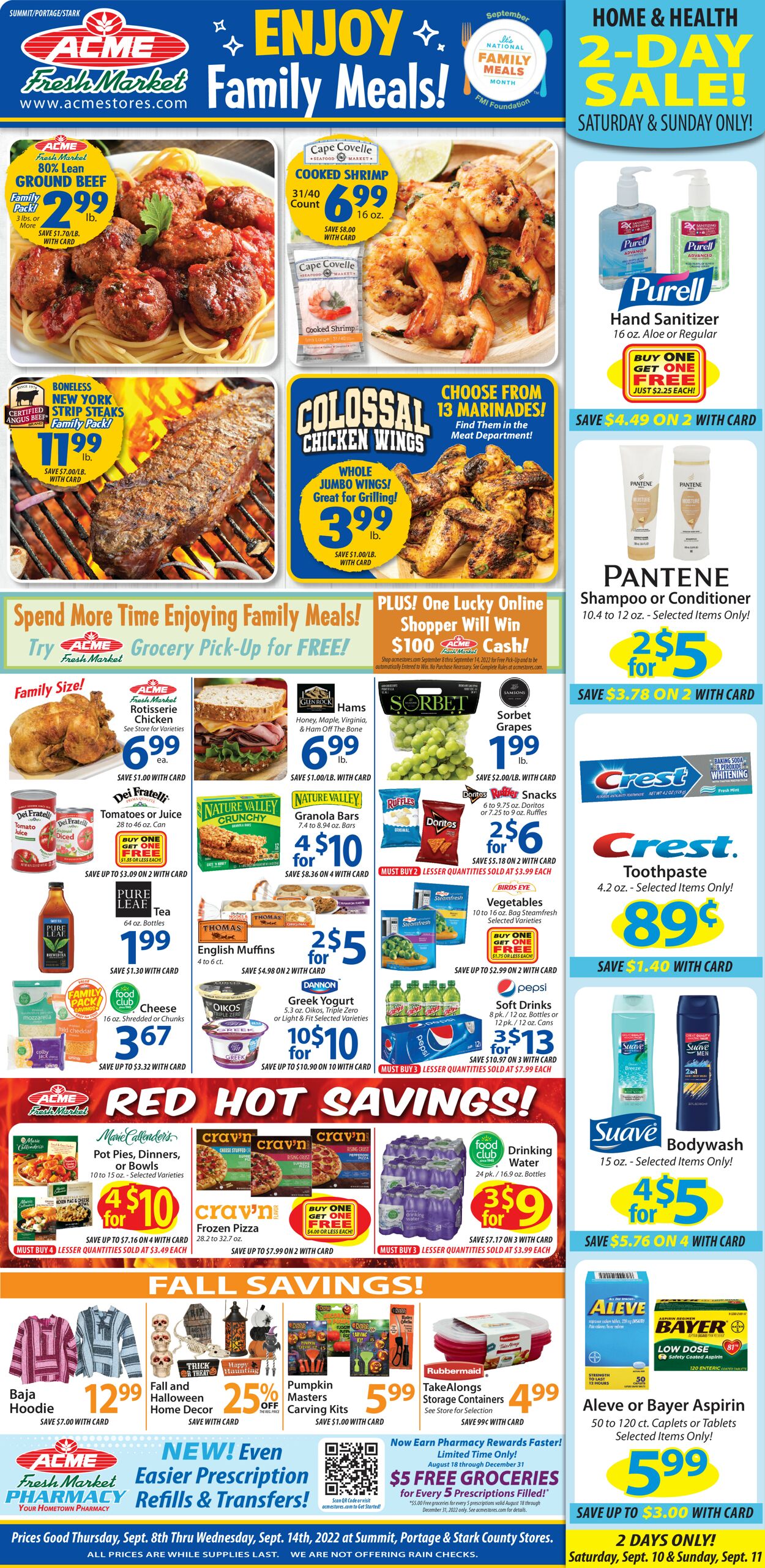 Acme Fresh Market Weekly Ad Circular - valid 09/08-09/14/2022