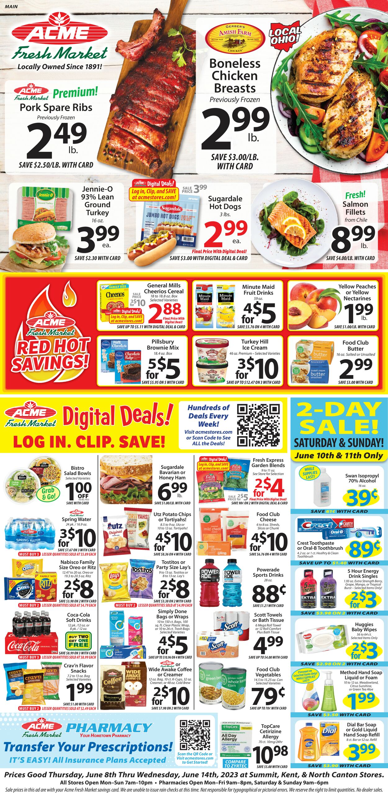 Acme Fresh Market Weekly Ad Circular - valid 06/08-06/14/2023