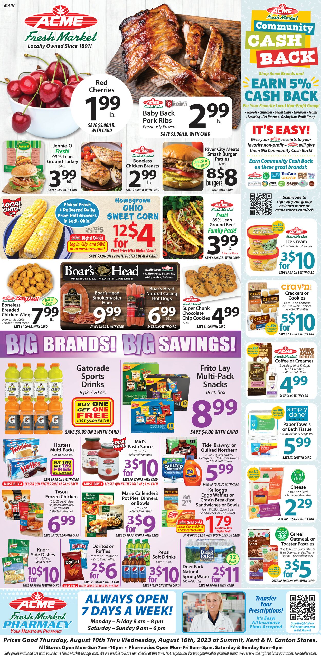 Acme Fresh Market Weekly Ad Circular - valid 08/10-08/17/2023