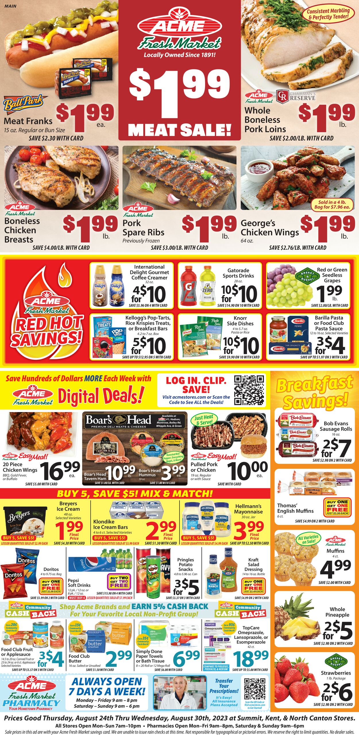 Acme Fresh Market Weekly Ad Circular - valid 08/24-08/31/2023