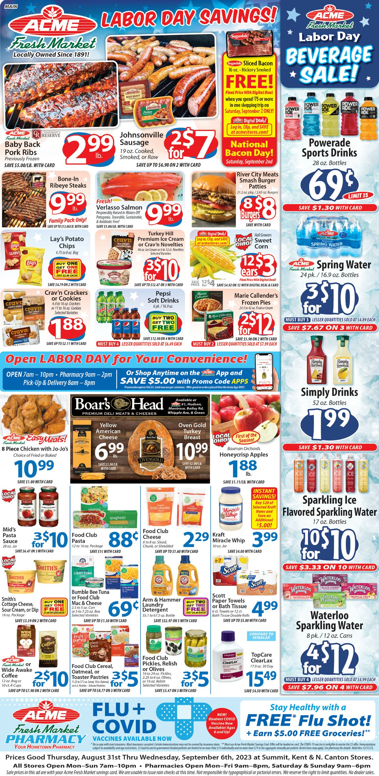 Acme Fresh Market Weekly Ad Circular - valid 08/31-09/07/2023