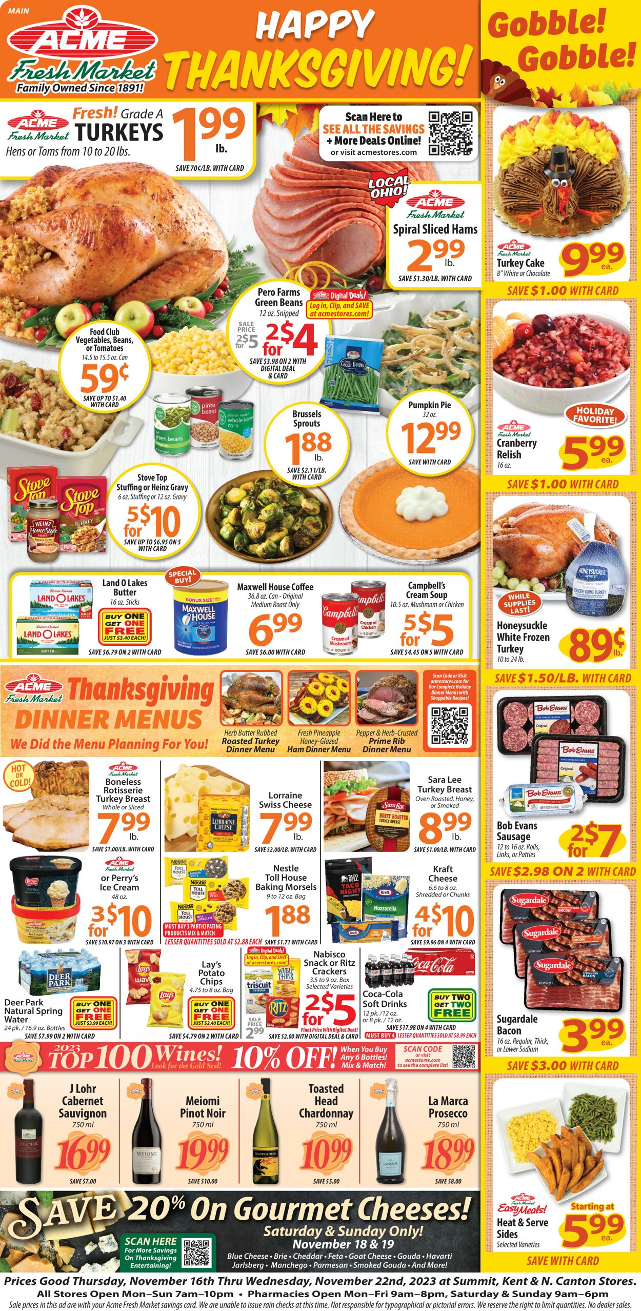 Acme Fresh Market Weekly Ad Circular - valid 11/16-11/23/2023 (Page 2)