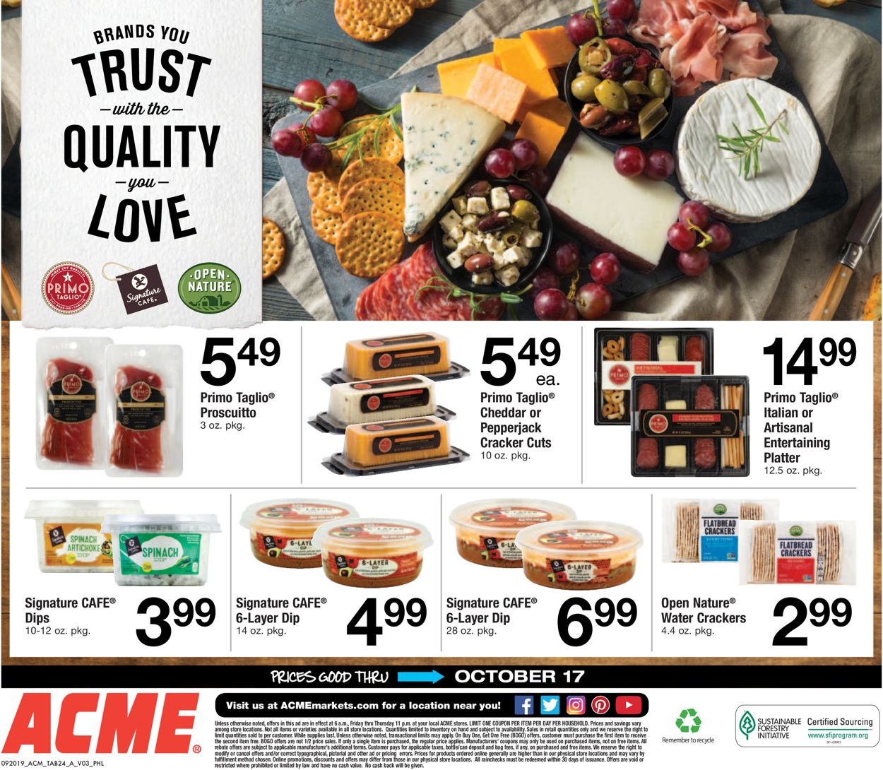 Acme Weekly Ad Circular - valid 09/20-10/17/2019 (Page 24)