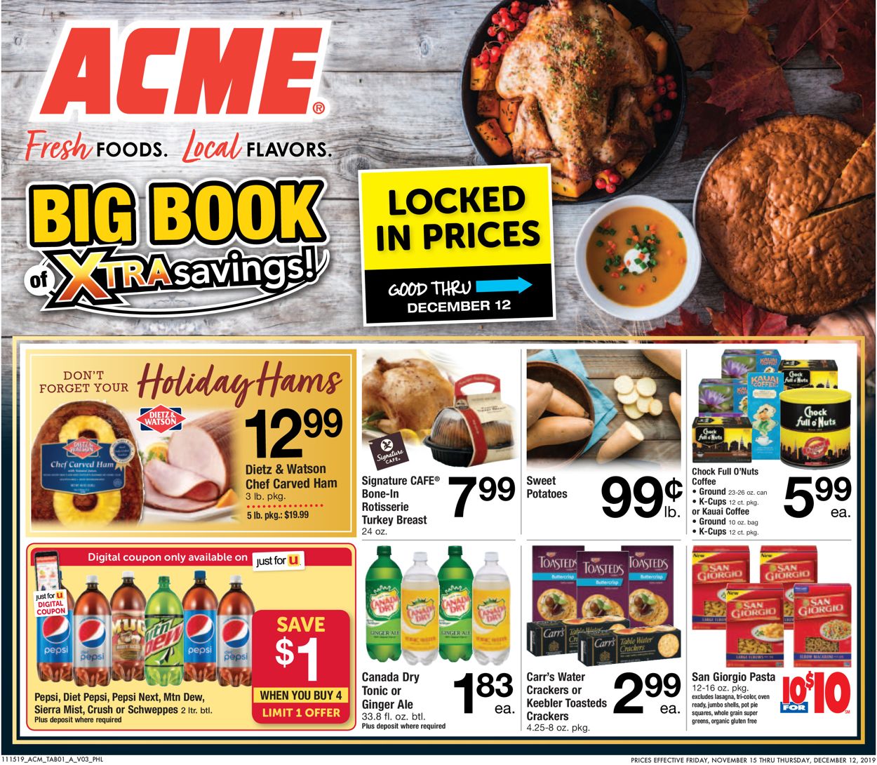 Acme Weekly Ad Circular - valid 11/15-12/12/2019