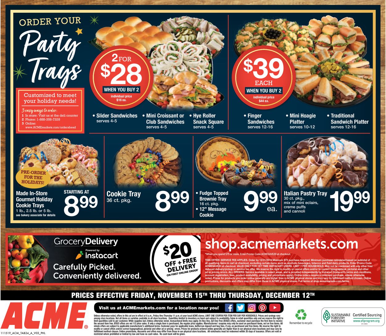 Acme Weekly Ad Circular - valid 11/15-12/12/2019 (Page 24)