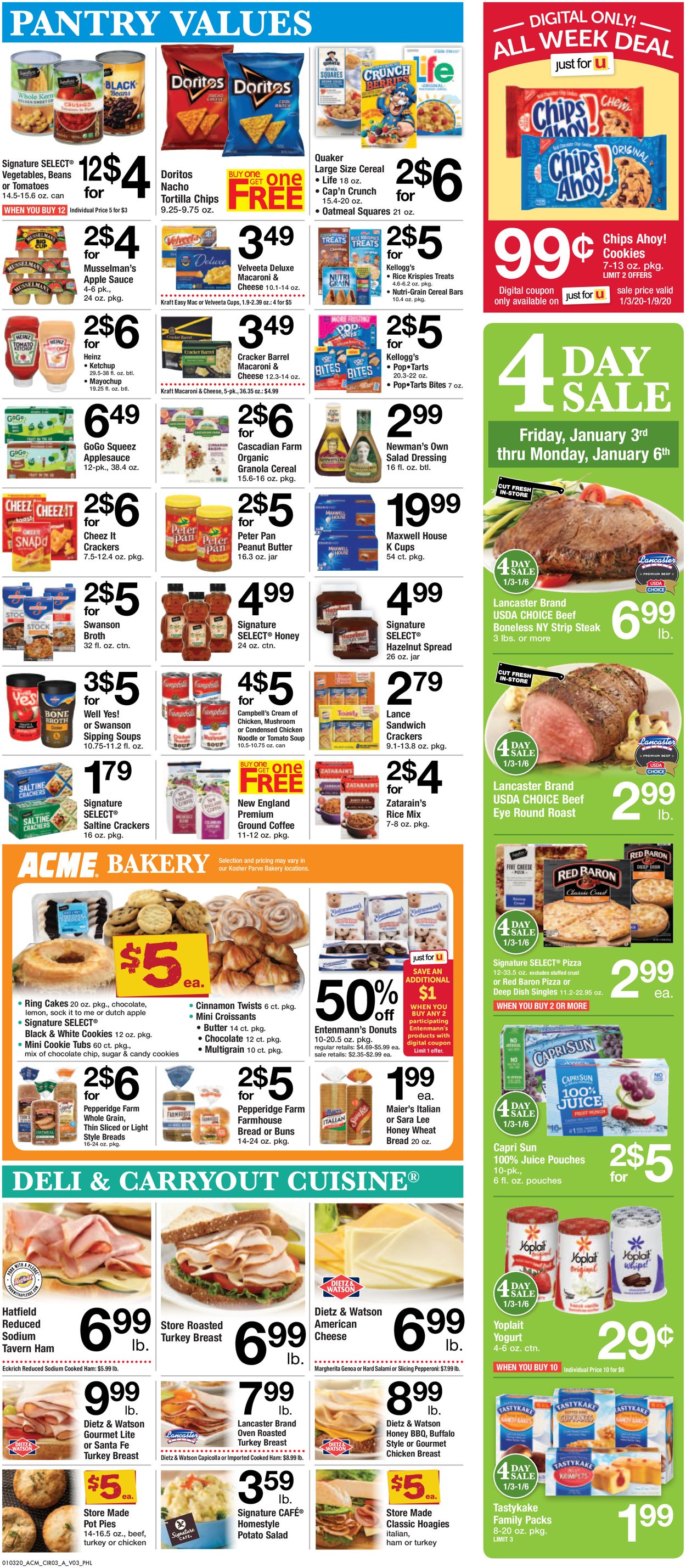 Acme Weekly Ad Circular - valid 01/03-01/09/2020 (Page 3)