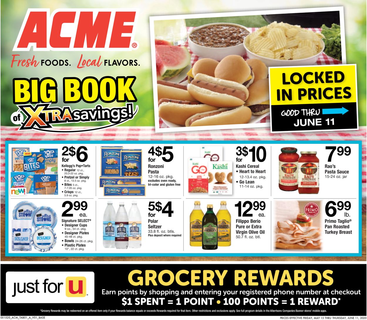 Acme Weekly Ad Circular - valid 05/15-06/11/2020