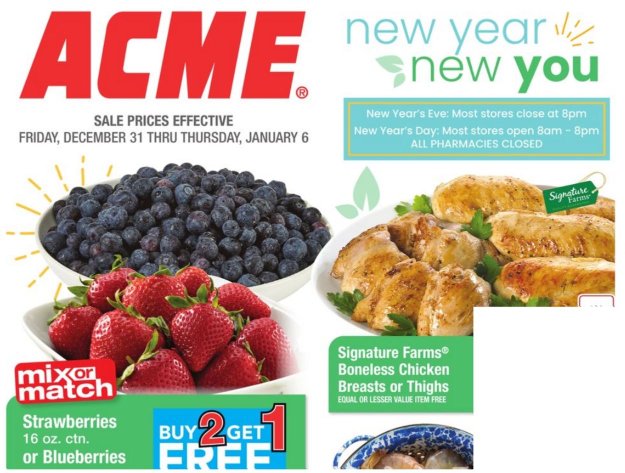 Acme Weekly Ad Circular - valid 12/31-01/06/2022