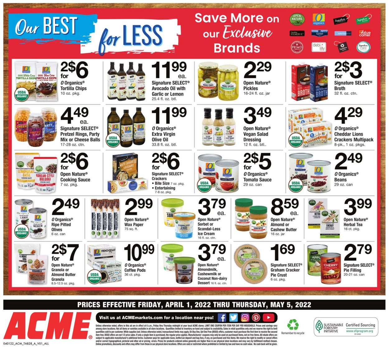 Acme Weekly Ad Circular - valid 04/01-05/05/2022 (Page 28)