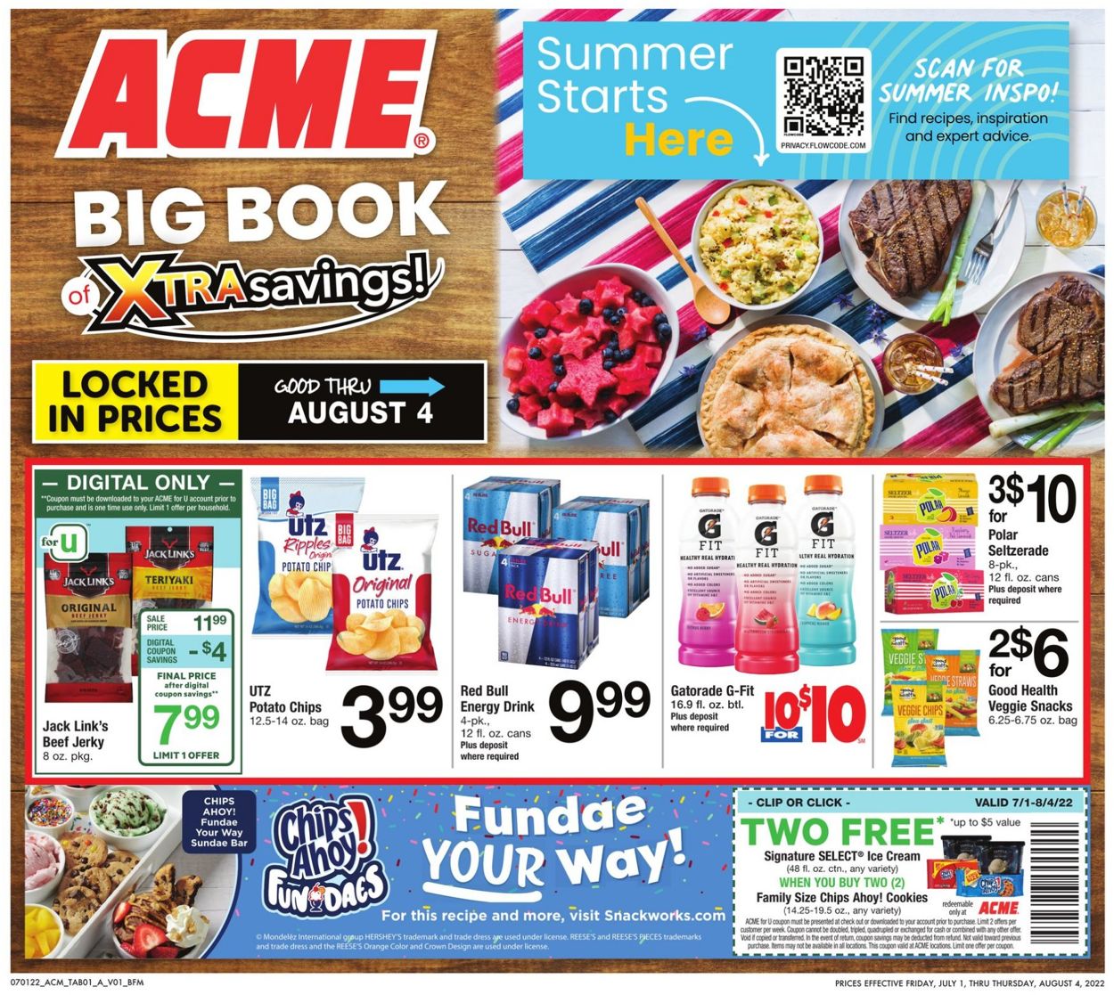 Acme Weekly Ad Circular - valid 07/01-08/04/2022