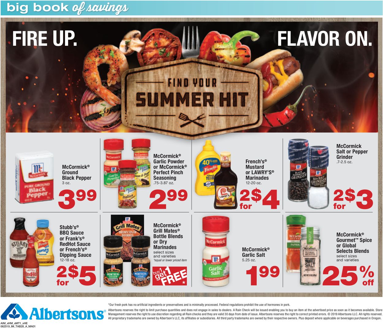 Albertsons Weekly Ad Circular - valid 06/25-07/29/2019 (Page 28)