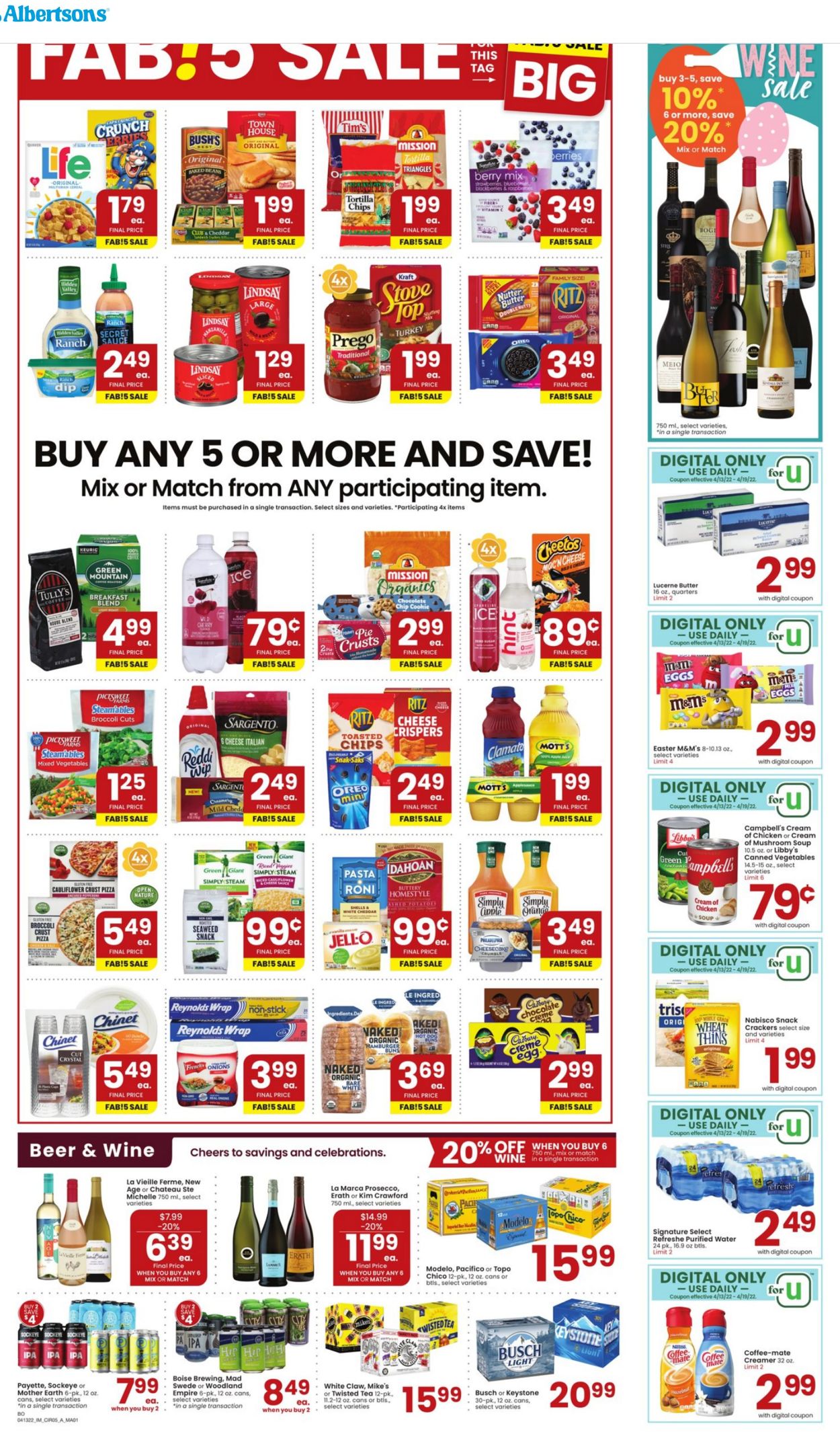 Albertsons EASTER AD 2022 Weekly Ad Circular - valid 04/13-04/19/2022 (Page 5)