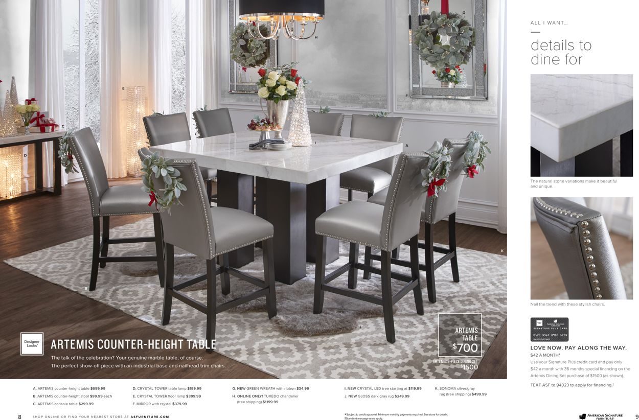 American Signature Furniture Weekly Ad Circular - valid 11/13-12/31/2019 (Page 5)