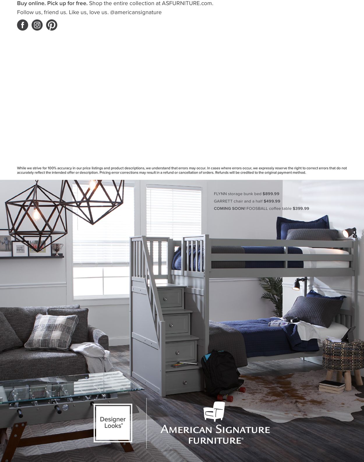 American Signature Furniture Weekly Ad Circular - valid 05/12-08/31/2020 (Page 19)
