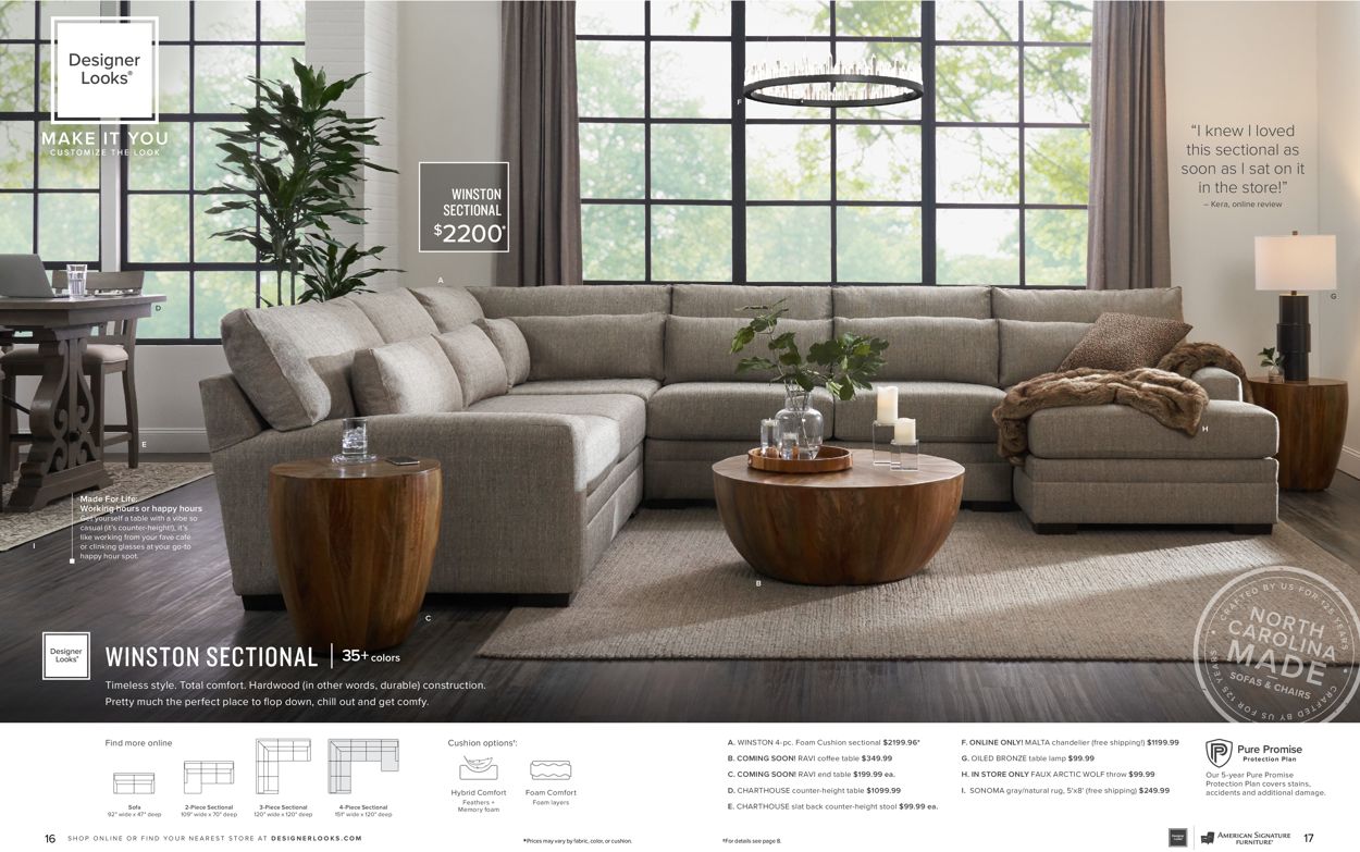 American Signature Furniture Weekly Ad Circular - valid 02/11-04/30/2021 (Page 9)