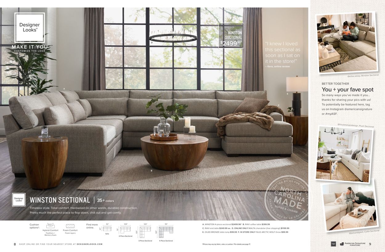 American Signature Furniture Weekly Ad Circular - valid 08/01-08/31/2021 (Page 5)