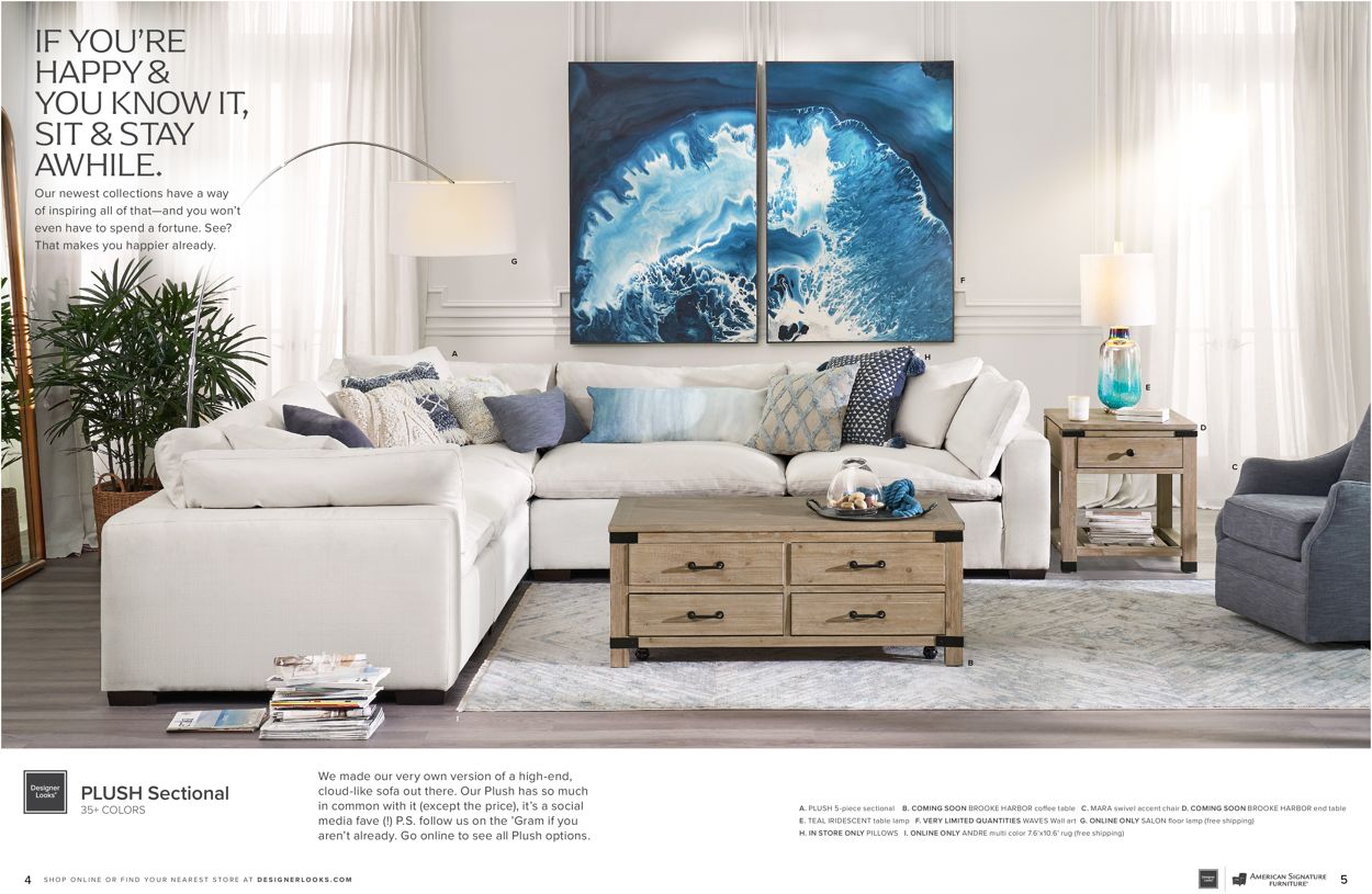American Signature Furniture Weekly Ad Circular - valid 03/01-04/30/2022 (Page 3)