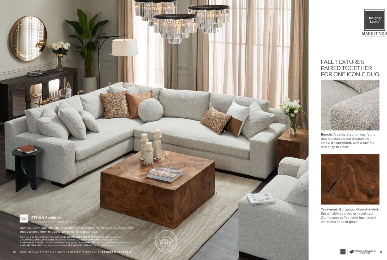 American Signature Furniture Weekly Ad Circular - valid 08/02-10/31/2022 (Page 6)