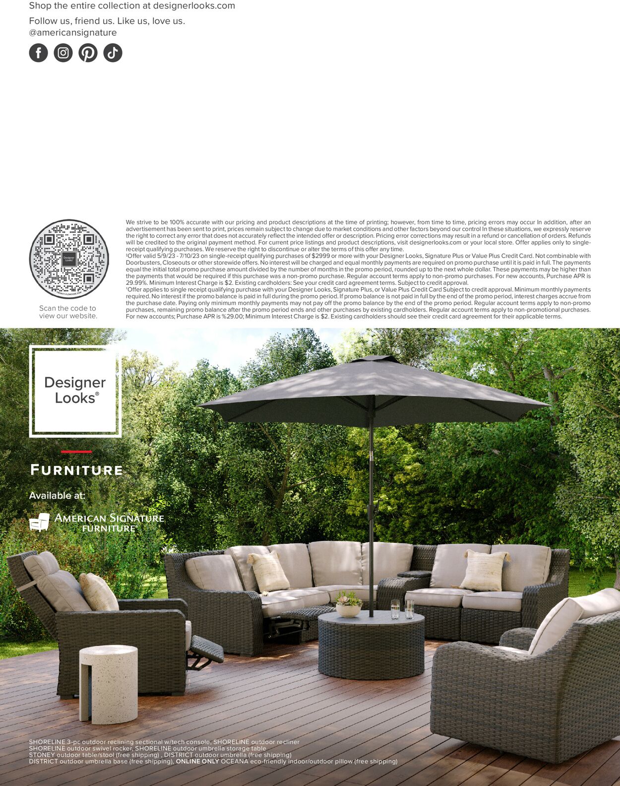 American Signature Furniture Weekly Ad Circular - valid 05/01-08/31/2023 (Page 19)
