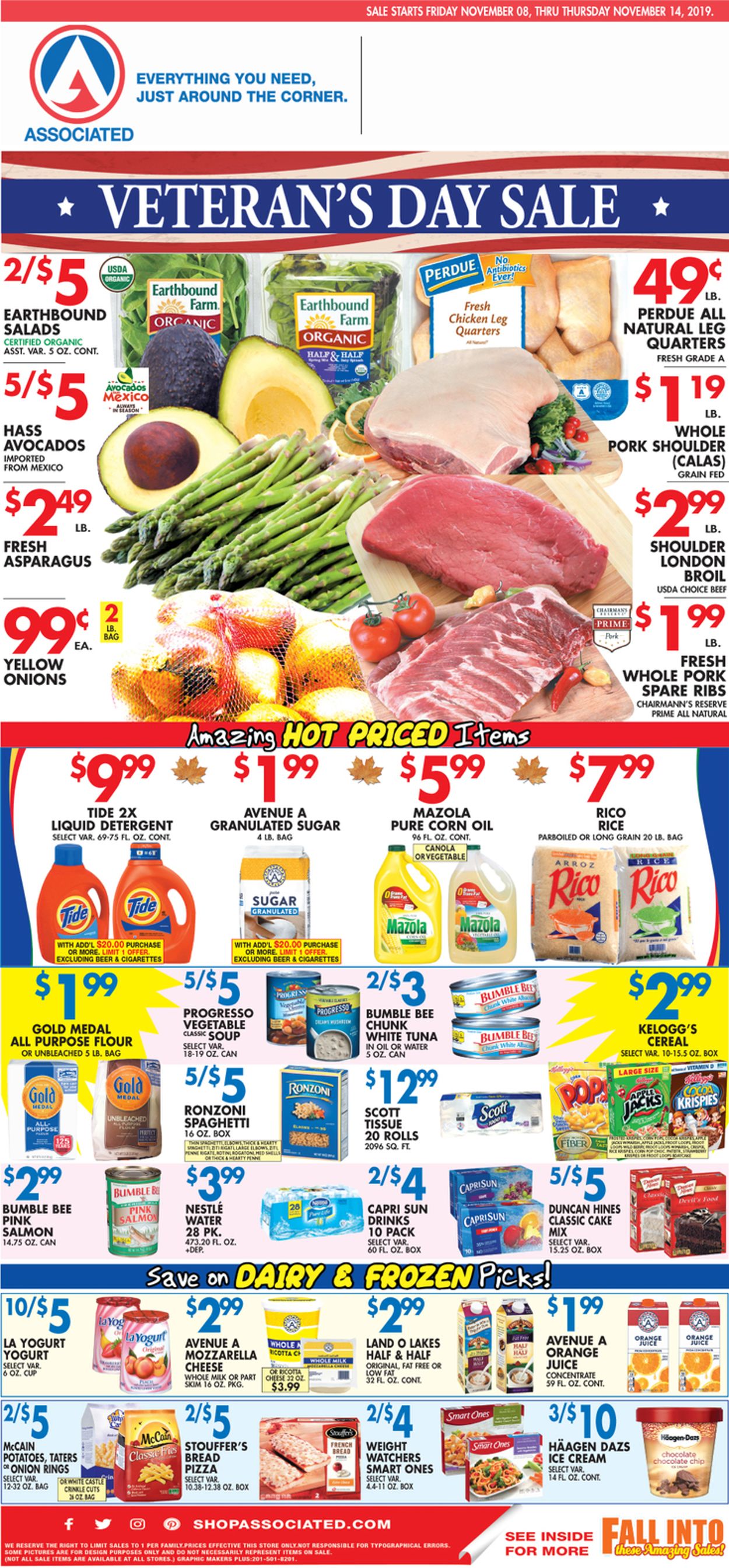 Associated Supermarkets Weekly Ad Circular - valid 11/09-11/14/2019