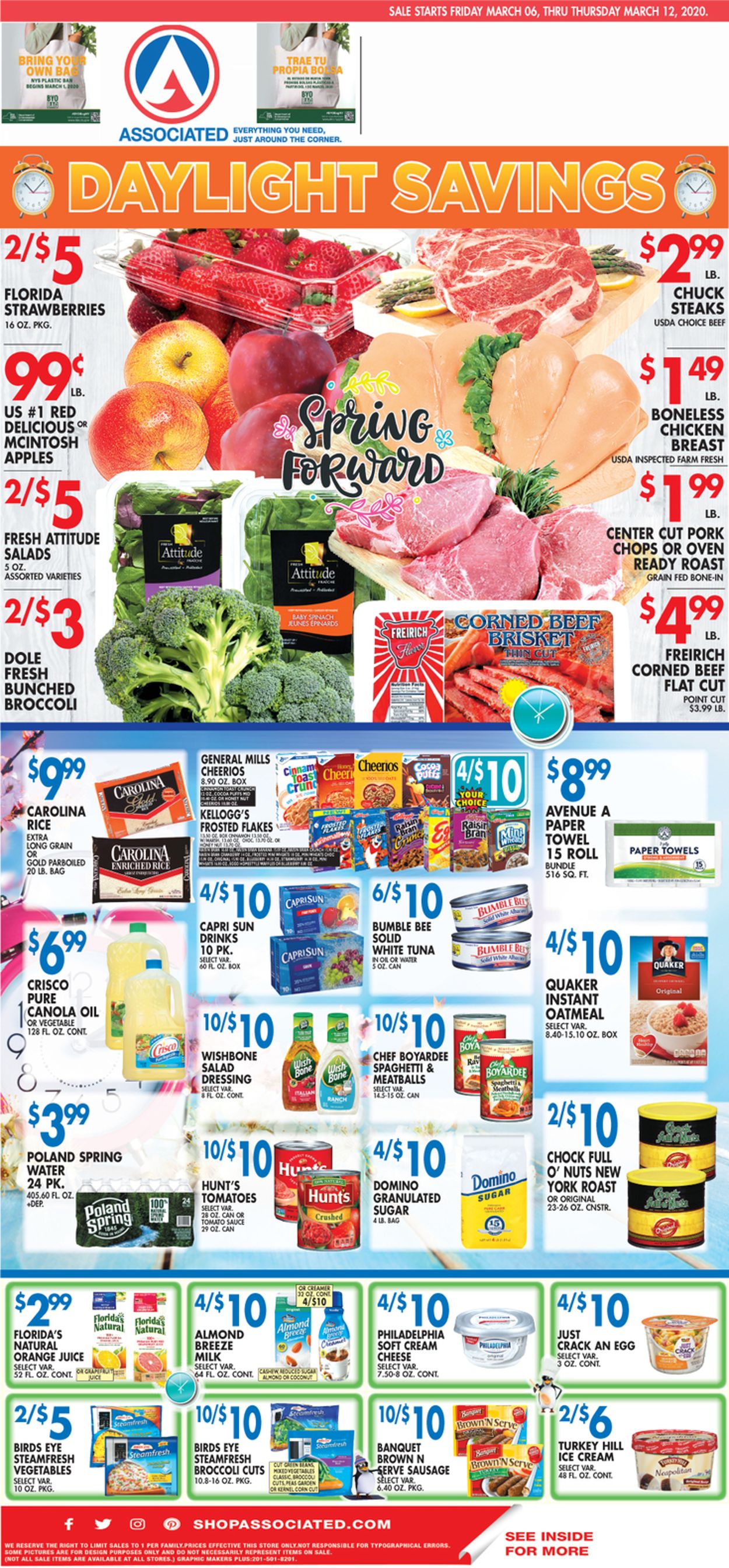 Associated Supermarkets Weekly Ad Circular - valid 03/06-03/12/2020