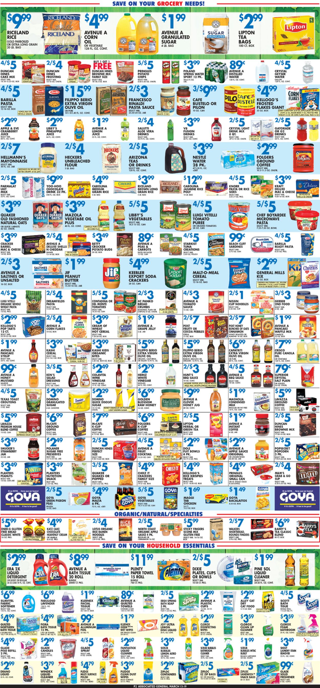 Associated Supermarkets Weekly Ad Circular - valid 03/13-03/19/2020 (Page 2)