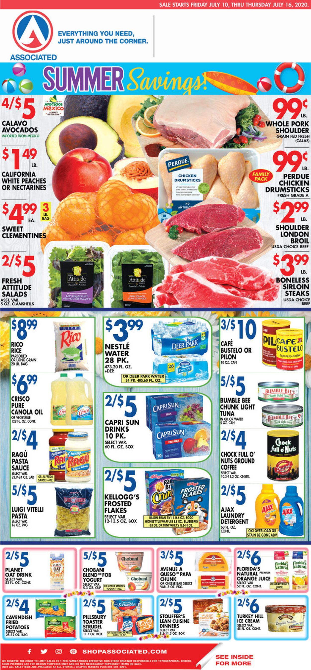 Associated Supermarkets Weekly Ad Circular - valid 07/10-07/16/2020