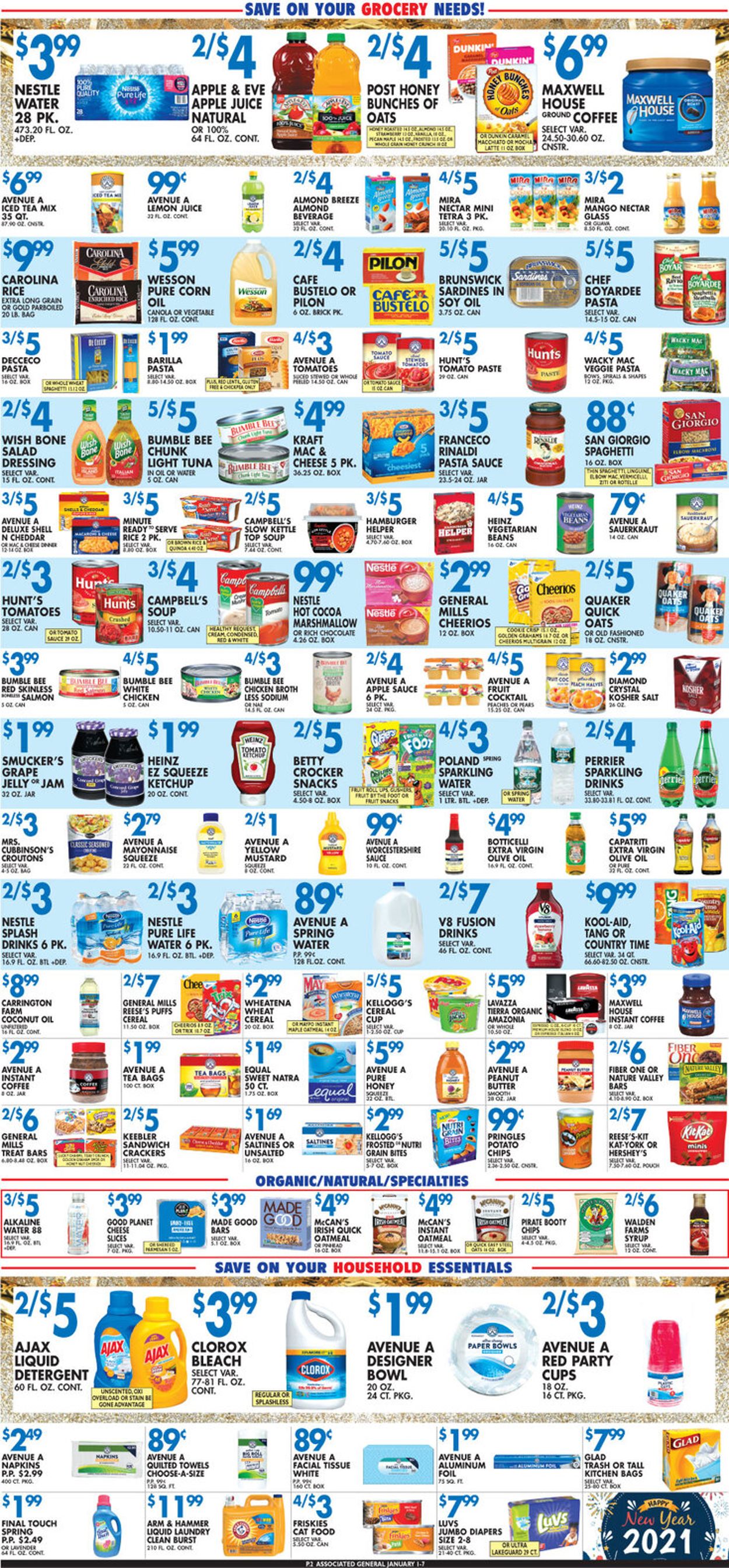 Associated Supermarkets Weekly Ad Circular - valid 01/01-01/07/2021 (Page 2)